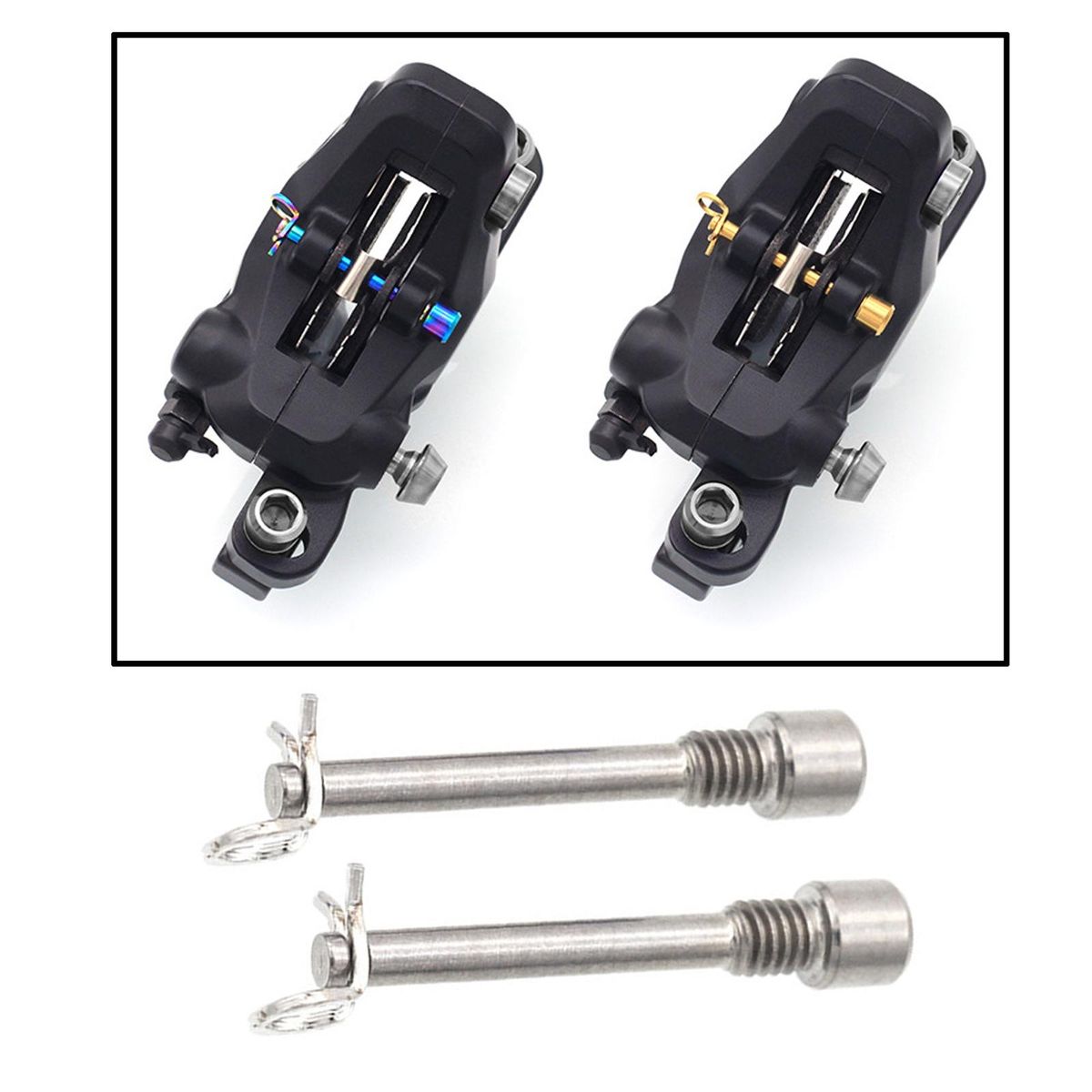 2 Pieces Bike Disc Brake Bolts Brake Clamp Bolt Cycle