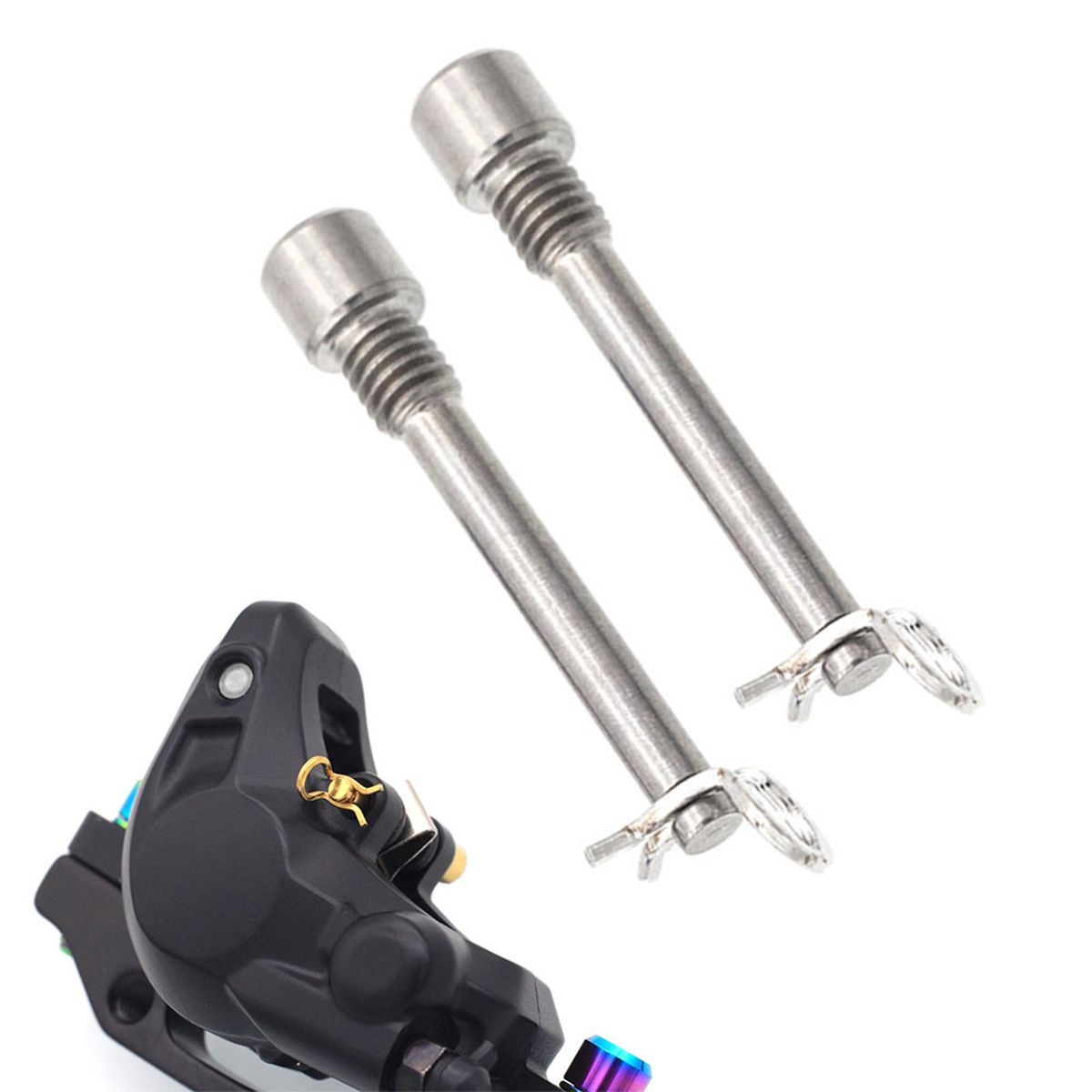2 Pieces Bike Disc Brake Bolts Brake Clamp Bolt Cycle