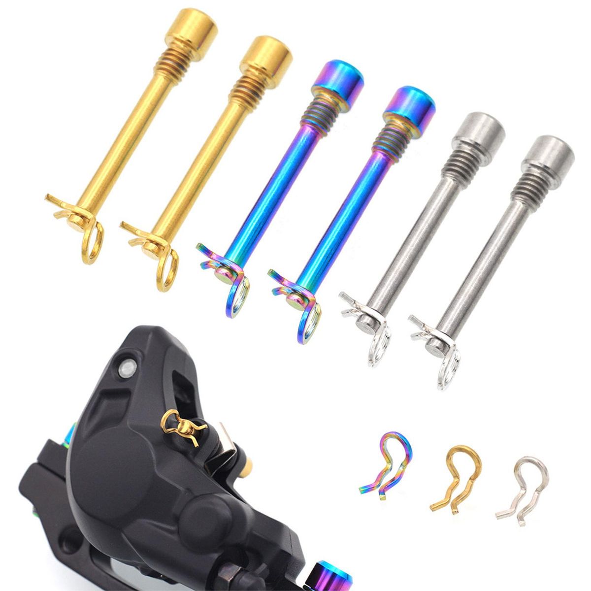 2 Pieces Bike Disc Brake Bolts Brake Clamp Bolt Cycle