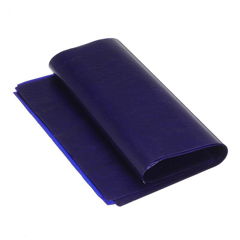 100 Sheets Carbon Transfer Paper Hand Stencil Tracing Blue Book Copy Papers