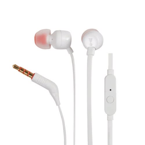 Tune 110 Wired In-ear Headphone - Pure Bass Sound - White