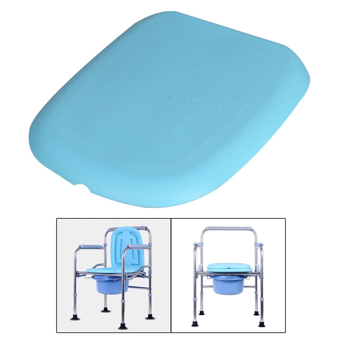 Toilet Seat Commode Chair Panel Household Raised Toilet Seat Square