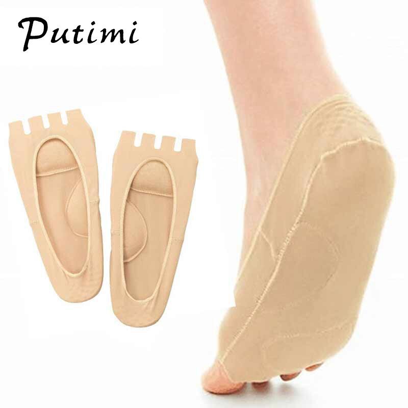Ptar Fasciitis Arch Support Insole Pedicure Socks Invisible Open Toe Socks Pain Relief Orthopedic Flatfoot Foot Care-1pair Style 7