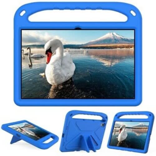 Shockproof Kids Eva Stand Case Handle Cover For iPad 7th 8th Gen 10.2" Tablet - Blue