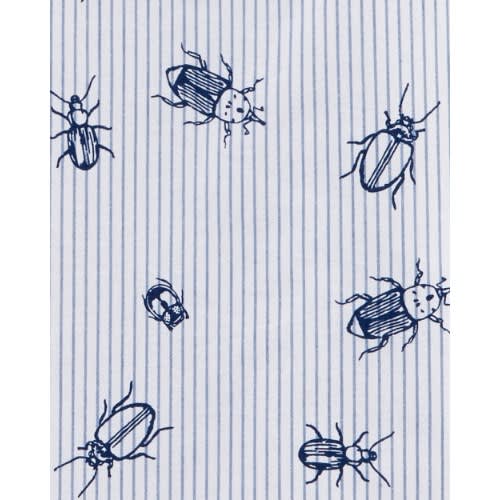 Bug Poplin Button-front Shirt
