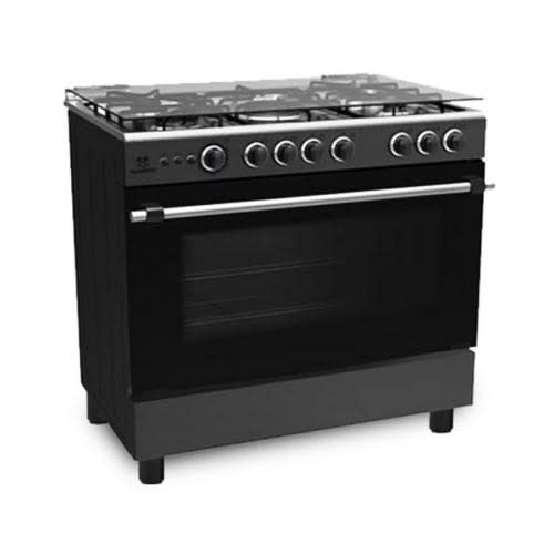 90x60 5 Burners Standing Gas Cooker Oven & Grill Auto Ignition 36lmg5g028-b