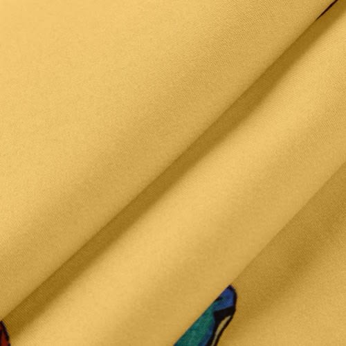 Butterfly Shift Dress- Yellow
