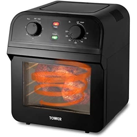 Manual Air Fryer Oven With Rapid Air Circulation & 10 Preset Cooking Option - 1600W - T17065