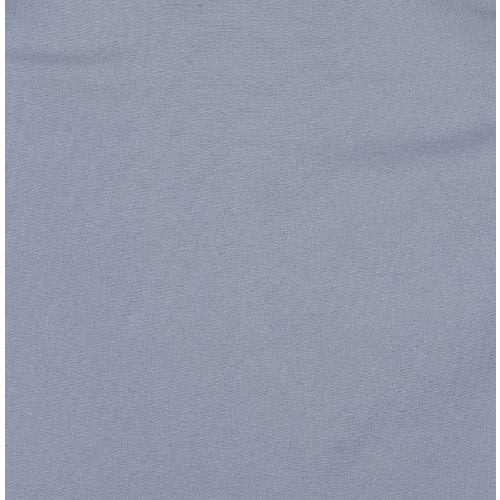 Ruched Sleeve Blouse- Blue