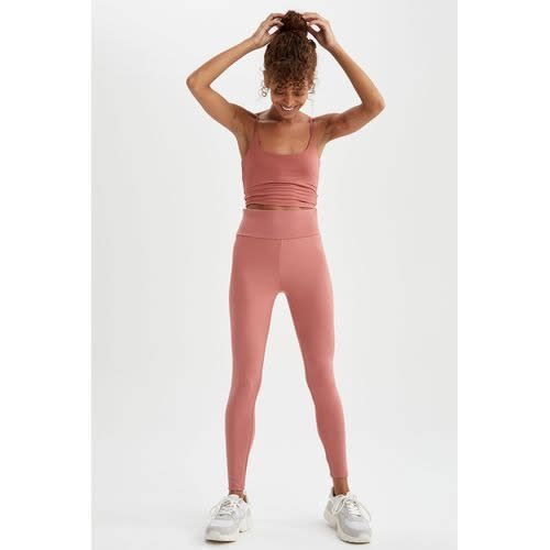 Women's Extra Slim Fit Knitted Leggings Only - Pink