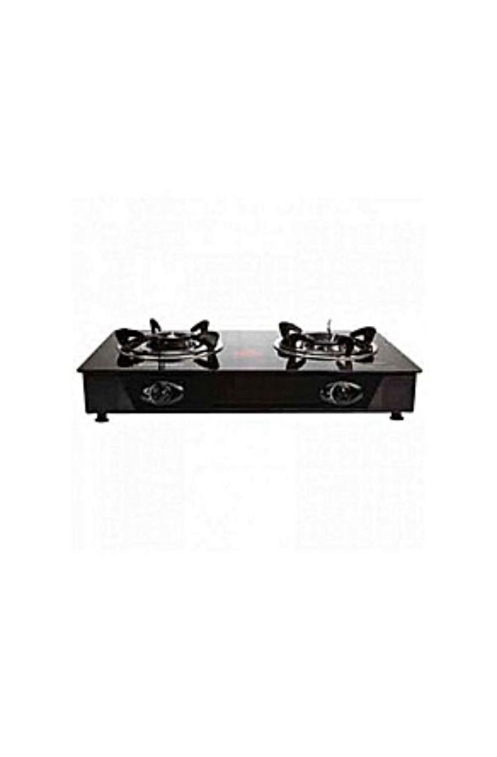 Glass Top Gas Cooker With 2 Hobs