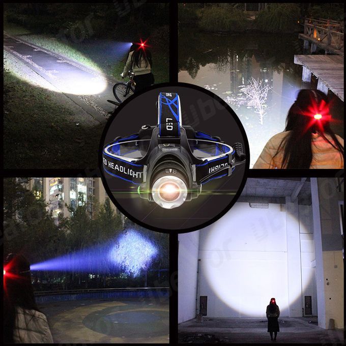 Mini Motion Sensor Led Headlight 5 Gears Control USB Charging White UV Black 2 Lights Headlamp