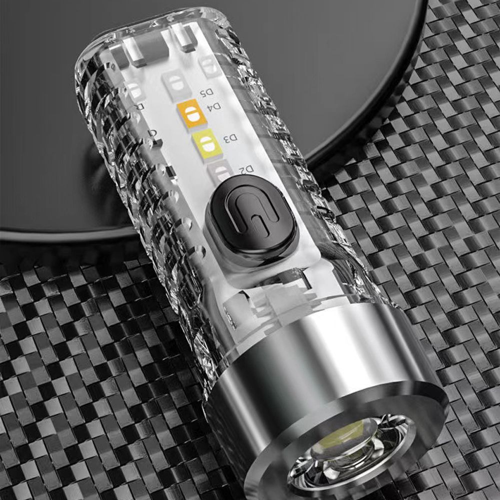 Mini Multi-function High Brightness Keychain Flashlight