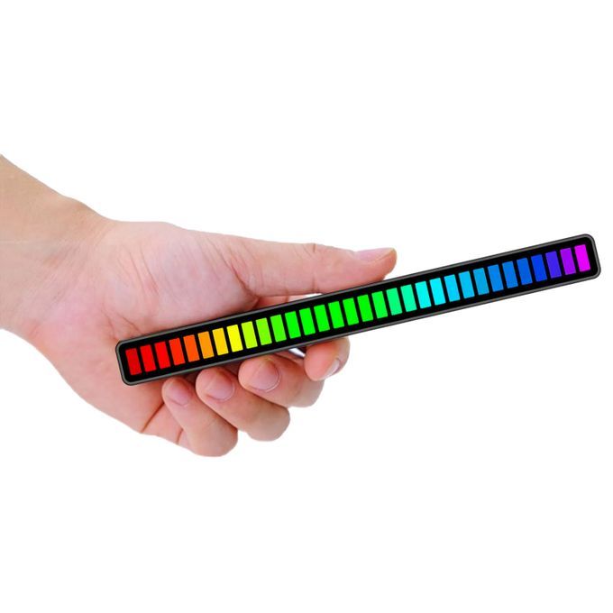 RGB Sound Control Rhythm Lights 2 PCS 32 LED 18 Colors