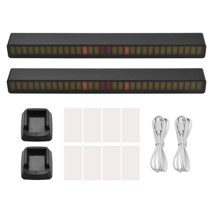 RGB Sound Control Rhythm Lights 2 PCS 32 LED 18 Colors