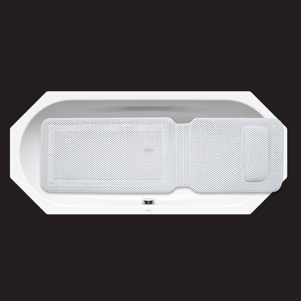 Non-Slip Bathtub Mat Pillow Hollw Out Waterproof Sponge