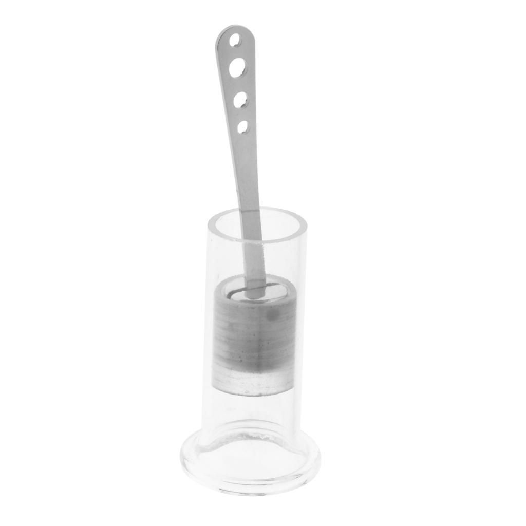 Glass Cylinder Metal Piston Replacement Flared End Piston