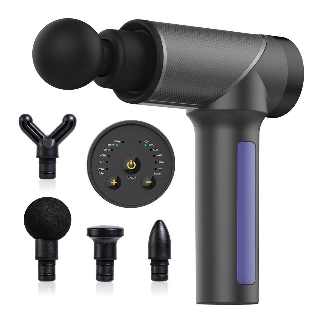 Quiet Deep Tissue Muscle Massager  Deep Relaxation For Black