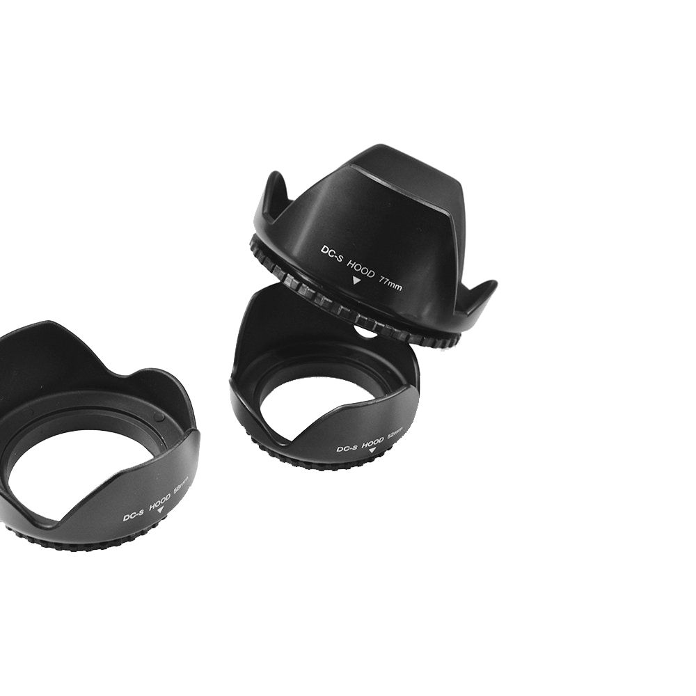 55mm Screw-In Flower Lens Hood For Nikon D5600 D5500 D5300