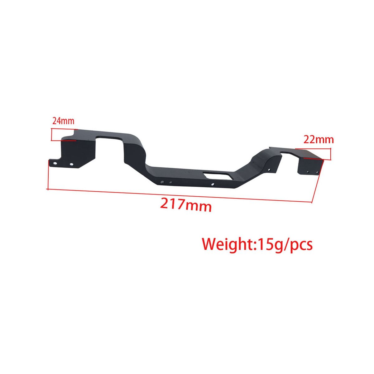 Plastic Front and Rear Mud Flaps for TRX4M 1/18 RC