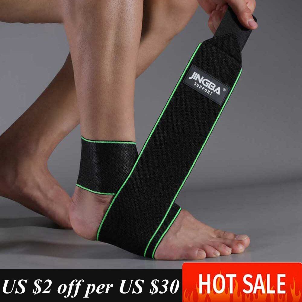 1 PCS Men Protective Football Ankle Support Outdoor Basketball Ankle  Compression Nylon S Belt Ankle Foot Protector-red