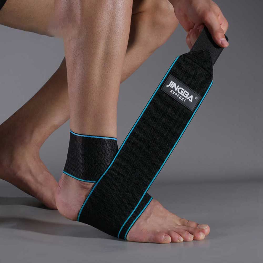 1 PCS Men Protective Football Ankle Support Outdoor Basketball Ankle  Compression Nylon S Belt Ankle Foot Protector-red