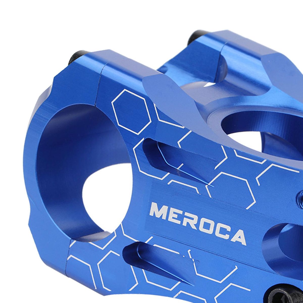 MTB Road Bike Stem Lightweight Front Fork 1-1/8" 31.8mm Short Blue