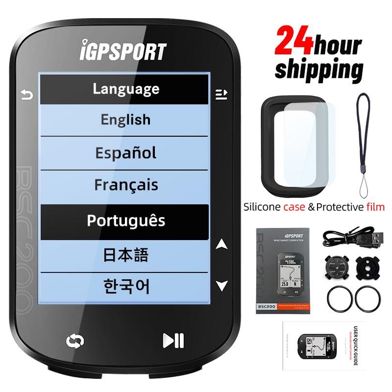 BSC200 iGPSPORT ANT  GPS Bicycle Computer Riding Cycling Odometer Route Navigation Wireless Speedometer Support Powermeter