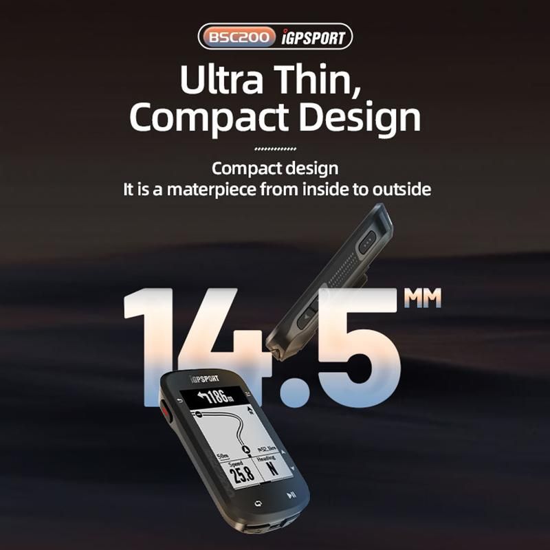 BSC200 iGPSPORT ANT  GPS Bicycle Computer Riding Cycling Odometer Route Navigation Wireless Speedometer Support Powermeter