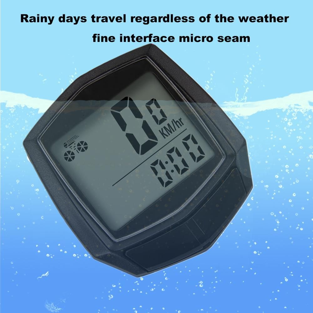 Universal Bicycle Computer Wired Speedometer Digital Waterproof Magnet Sensor Cycling Odometer Multi-Function Edit Accessories