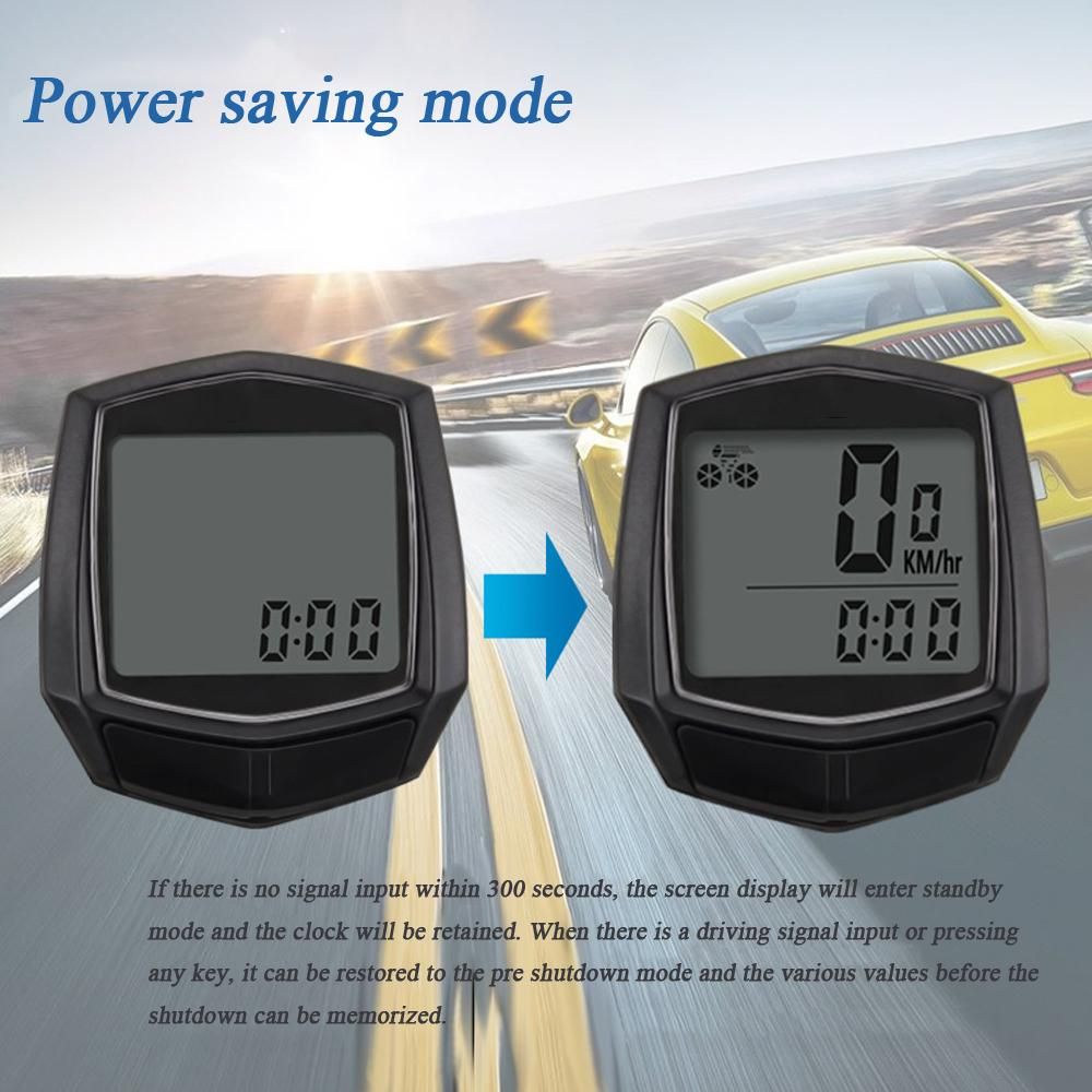 Universal Bicycle Computer Wired Speedometer Digital Waterproof Magnet Sensor Cycling Odometer Multi-Function Edit Accessories