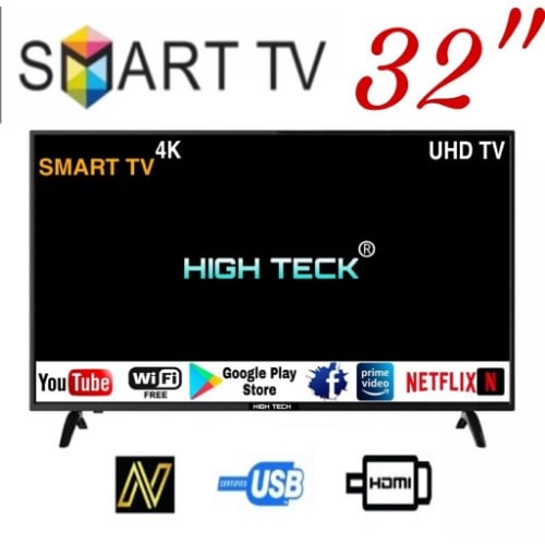 High Teck 32'' Full HD Smart TV - Black