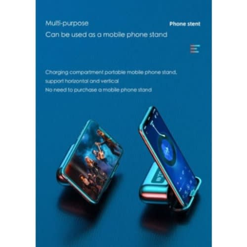 Evisu Fingerprint Wireless Bluetooth Earbuds With Powerbank And Water Resistant