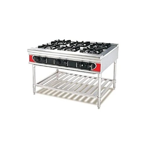 Gas Range 6-Burner With Oven