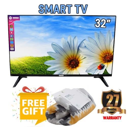 Transparent 32 Inches Android 9.0 Narrow Frame Smart Led Tv - 27 Months Warranty - 2022 Model