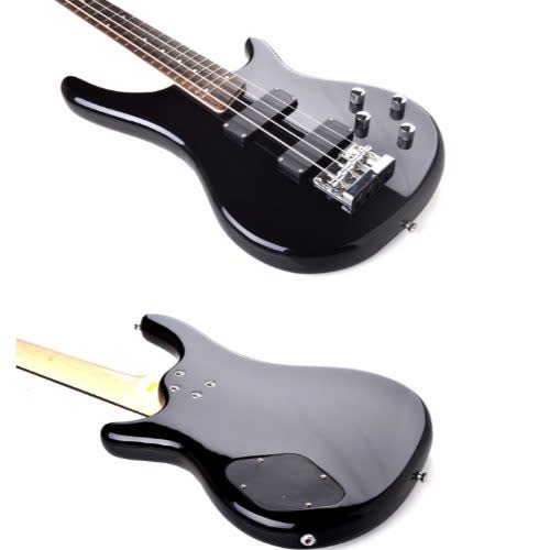 Professional 4 Strings Bass Guitar - Black