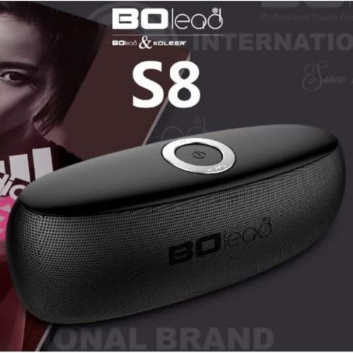 S8 Bluetooth Speaker - 2200mAh - Black