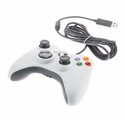 Xbox 360 Wired Game Pad/controller - White