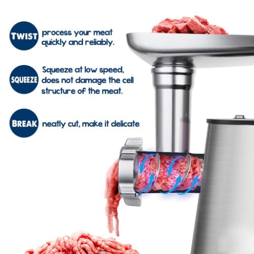 12 In 1 Electric Meat Grinder Mincer - 2500W