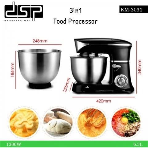 Multi-Functional 3 In 1 Food Processor