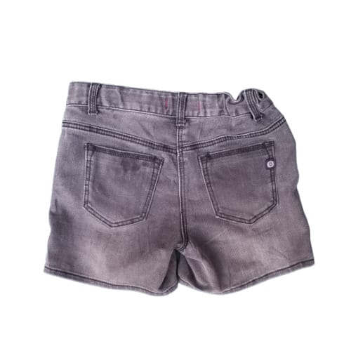 Adjustable Waist Faded Bumshort