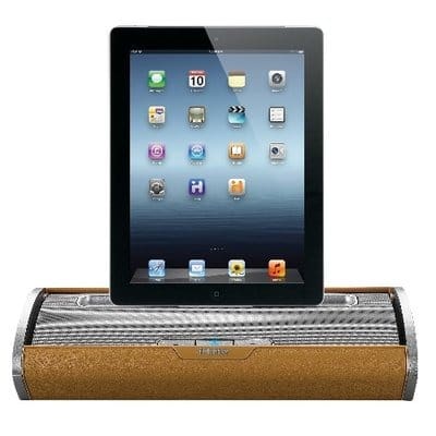 Portable Stereo System With Sliding Cover For iPhone/iPad/iPod - iD55SC