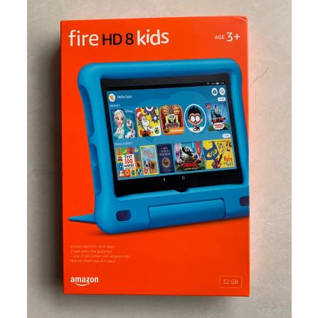 Fire Hd 8 Kids Tablet - 8" Hd Display - Ages 3-7 - 32GB - Blue Kid-proof Case - Latest Edition