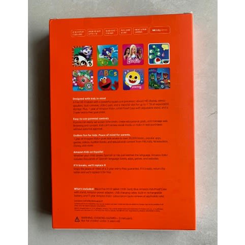 Fire Hd 8 Kids Tablet - 8" Hd Display - Ages 3-7 - 32GB - Blue Kid-proof Case - Latest Edition