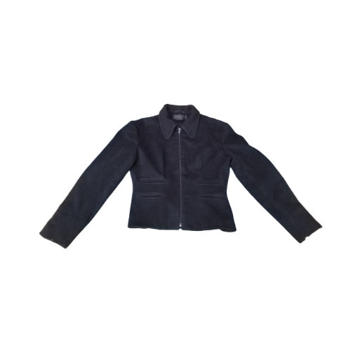 Ladies  Wool Blazer With Full Lining- Black