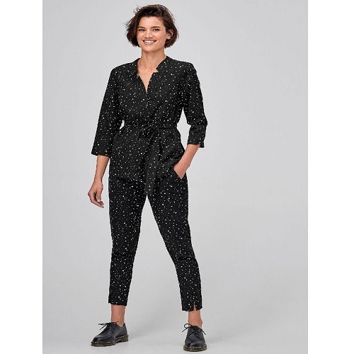 Minette Printed Belted Jacket