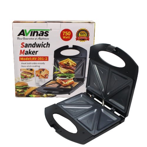 2 Phase Sandwich Maker - 750w - AV 301-2