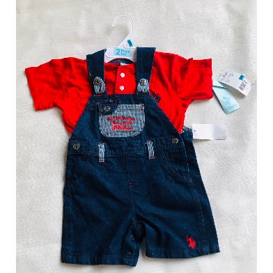 Boys T-Shirt And Denim Sets -Red