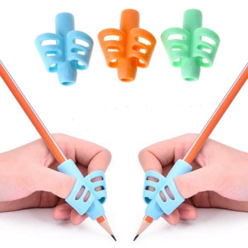 40pcs Pencil Grip - Ergonomic Writing Aid Silicon Gel Grips