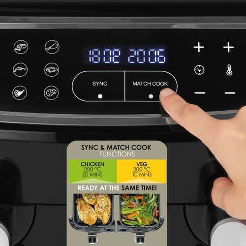 Dual Digital Air Fryer - 8.2l - 1750w - EK4548